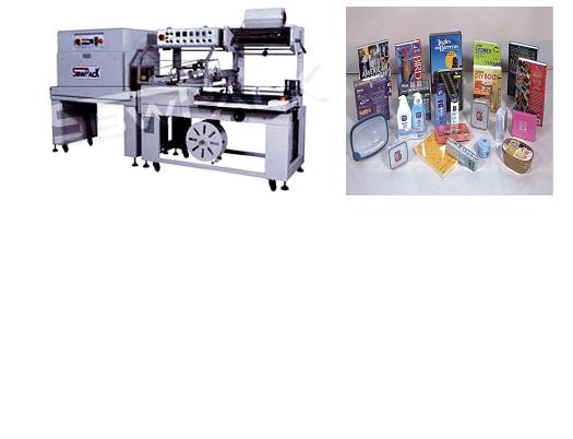 Máy cắt dán  và rút  màng co hộp bánh kẹo tự động, máy bọc màng co hộp thuốc, hộp trà, cà phê, hộp thực phẩm, mỹ phẩm